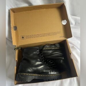 Dr. Martens Black Leather Boots
